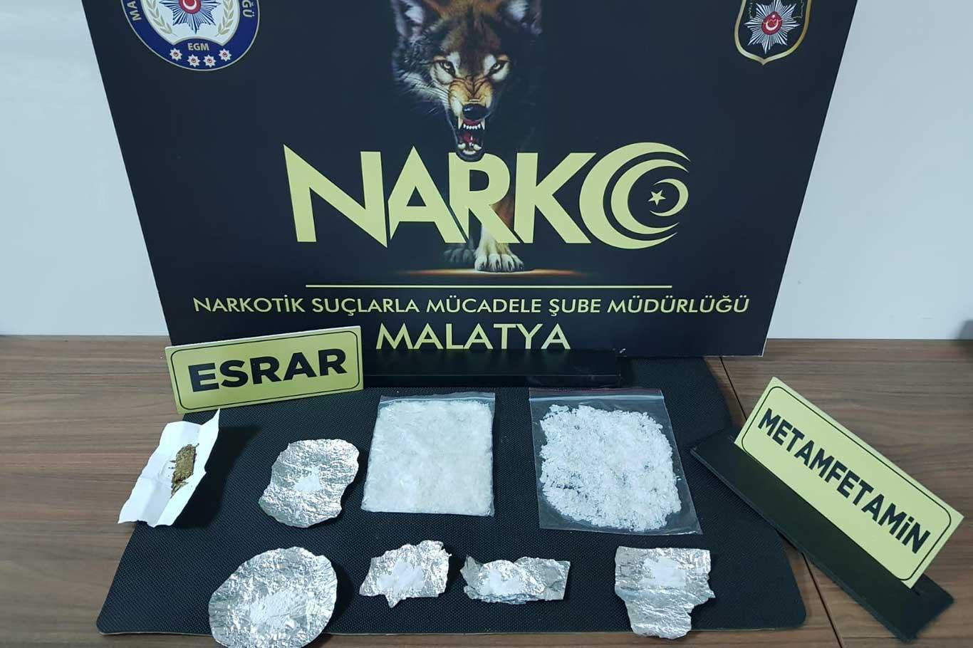 Malatya'da uyuşturucu ticaretinden bir kişi tutuklandı